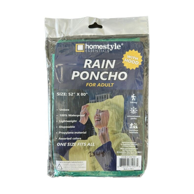 Homestyle Rain Poncho