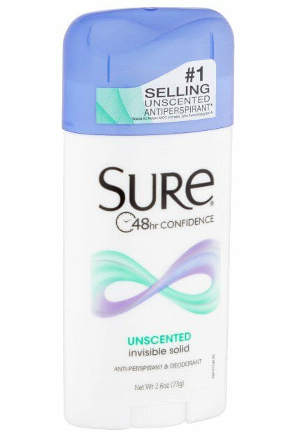 Sure Unscented Solid 2.7Oz