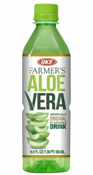 OKF Farmer's Aloe Vera Juice 16.9 Oz / 500ML 20CT