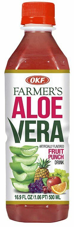 OKF Farmer's Aloe Vera Juice 16.9 Oz / 500ML 20CT