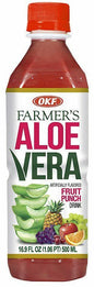 OKF Farmer's Aloe Vera Juice 16.9 Oz / 500ML 20CT