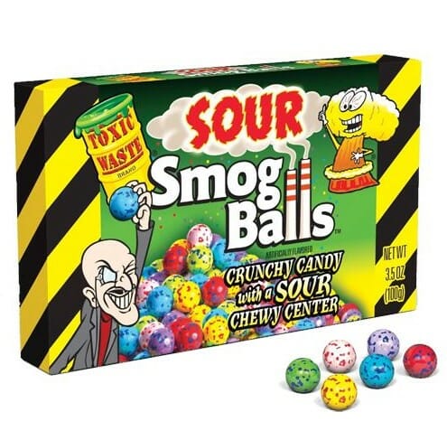 Sour Smog Balls Theatre Box3.5 Oz