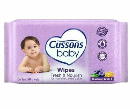 Cussons Baby Wipesfresh & Nourish 50 CT