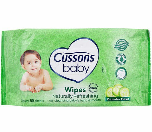 Cussons Baby Wipes Natural 50 CT
