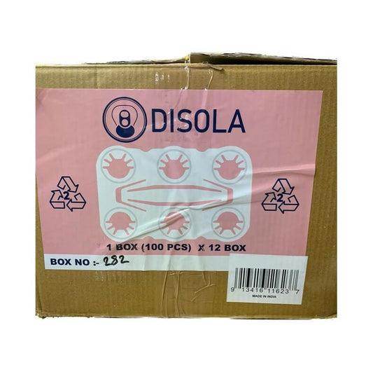 Disola Beer Bottle Holder 6Pk Plastic Tray 100CT