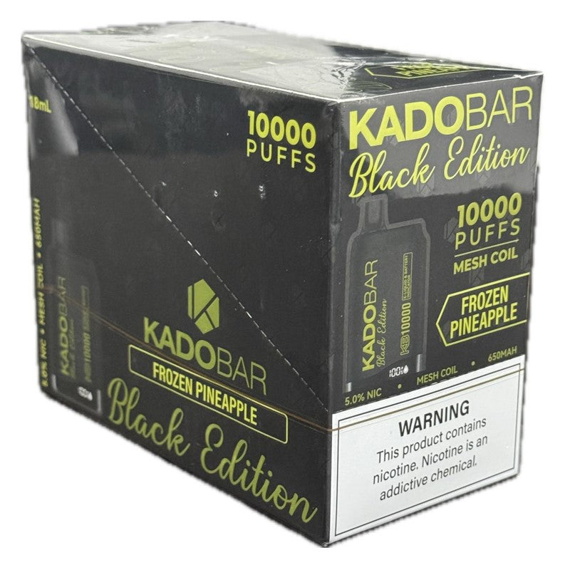 Kado Bar Black Edition 10000 Puffs 5% 18ML 5CT