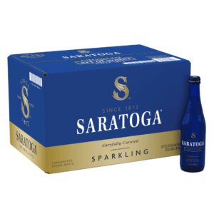 SARATOGA CARBONATED SPARKLING WATER 12OZ 24CT