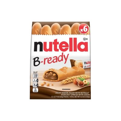NUTELLA BREADY CRISPY WAFER FILLED WITH NUTELLA 0.77 6 CT