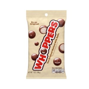 WHOPPERS THE ORIGINAL MALTED MILK BALLS 7OZ 1 PEG BAG