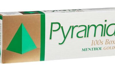 PYRAMID BOX 20PK 10CT (MENTHOL GOLD 100S)