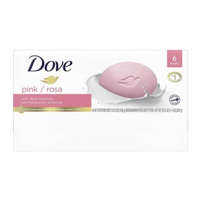 DOVE PINK SOAP BAR 3.17 OZ 6 CT