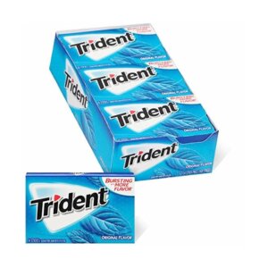 TRIDENT GUM (WINTERGREEN 18 STICKS 12CT)