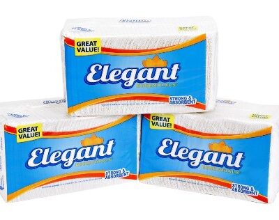ELEGANT NAPKINS 1PLY 12X10 150CT
