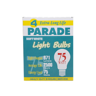 PARADE BULB 75W SOFT WHITE