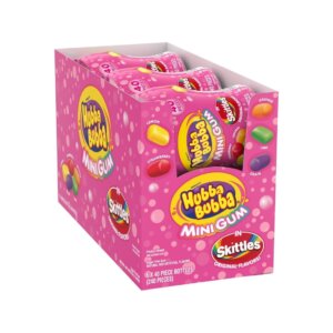 HUBBA BUBBA MINI GUM SKITTLES 6X40 PCS
