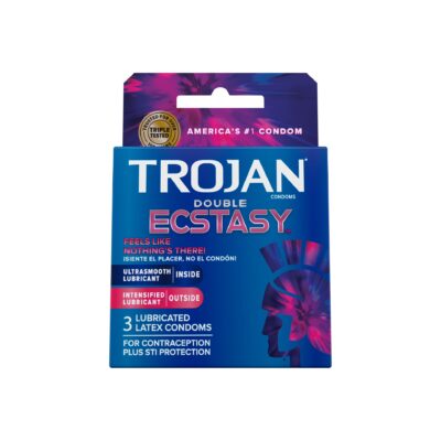 TROJAN CONDOM 3PK 6CT (DOUBLE ECSTACY)