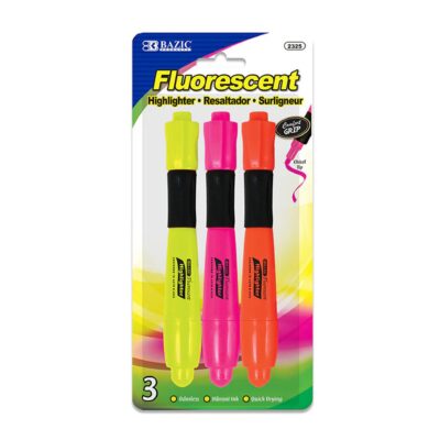 FLUORESCENT HIGHLIGHTER COLOR 3CT