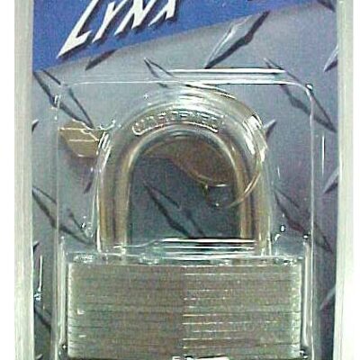 LYNX STEEL PADLOCK 1 3/4 INCH #15027 1 PK