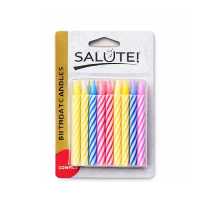 SALUTE BIRTHDAY CANDLES - 24CT