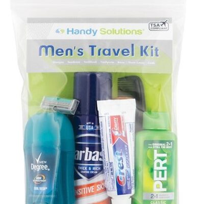 HANDY SOLUTION MENS TRAVEL KIT 7 PCS 1CT