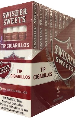 SWISHER SWEET REGULAR TIP 5PK 10CT
