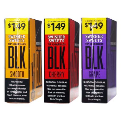 SWISHER SWEET BLK 2/1.49 2PK 15CT