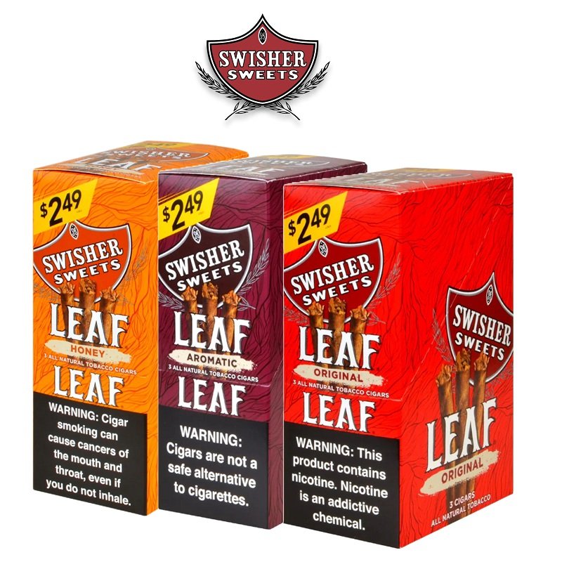 swisher sweet cigarettes near me LEAF 3/2.49 3PK 10CT Swisher Sweets - Finck Cigar