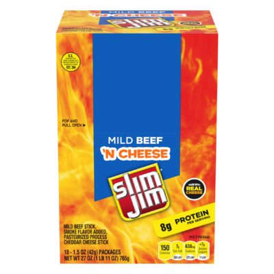 Slim Jim Meat Snacks 1.5OZ 18CT