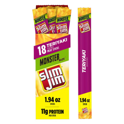SLIM JIM MEAT SNACKS MONSTER 1.94OZ 18CT