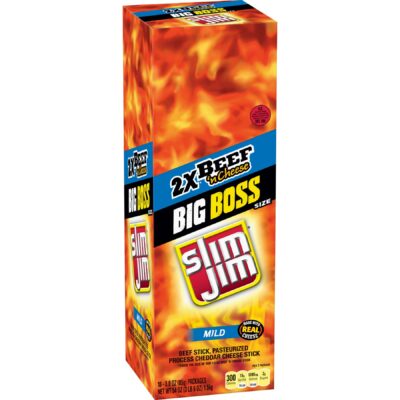 Slim Jim Meat Snacks Big Boss 3OZ 18CT