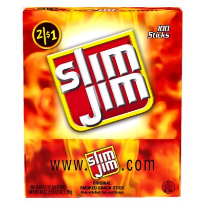 Slim Jim Meat Snacks (100 Original 2 For $1 0.44OZ 1)