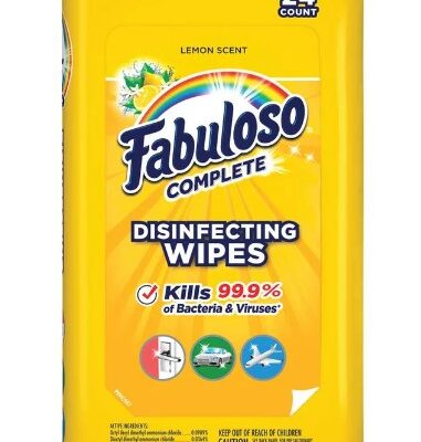 FABULOSO DISINFECTING WIPES 6 OZ 24 CT
