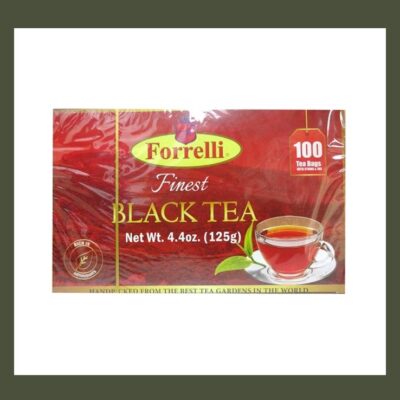 FORRELLI BLACK TEA BAGS 100 CT