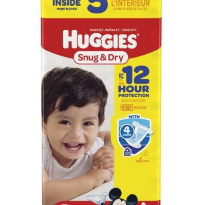 HUGGIES DIAPERS SIZE 4 3CT