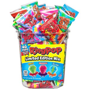 RING POP ASSORTED JAR 44CT
