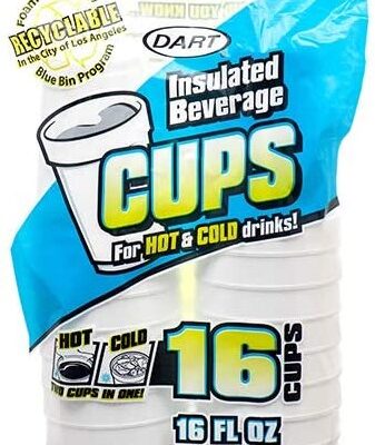 DART FOAM CUPS 16 OZ 16CT