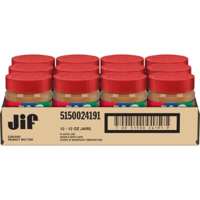 Jif Creamy 12OZ Pnt Butter
