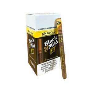 BLACK & MILD CIGARS FILTER TIP REGUALR $069 30CT