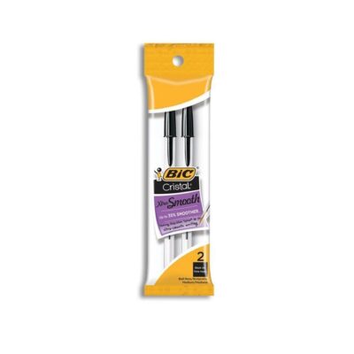 Bic Pen Cristal Black 2PK 1CT