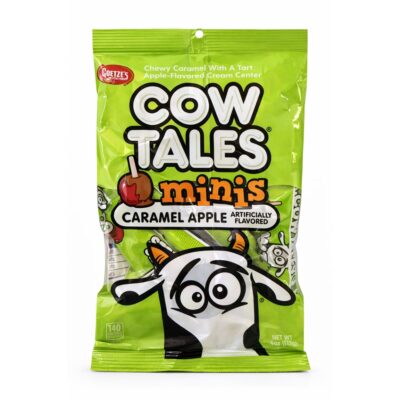 COW TALES CARAMEL APPLE MINIS PEG BAG 4 OZ 1CT