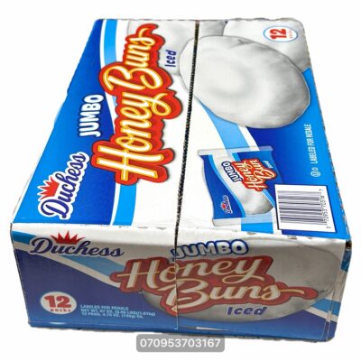 Duchess Jumbo Honey Buns Iced 4.75OZ 12CT