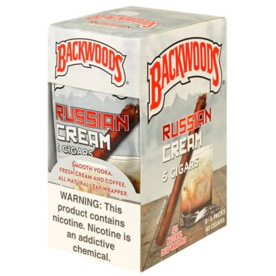 BACKWOODS CIGARS (5PK 8CT RUSSIAN CREAM)