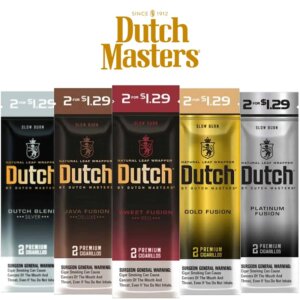 DUTCH MASTER 2/1.29 2PK 30CT