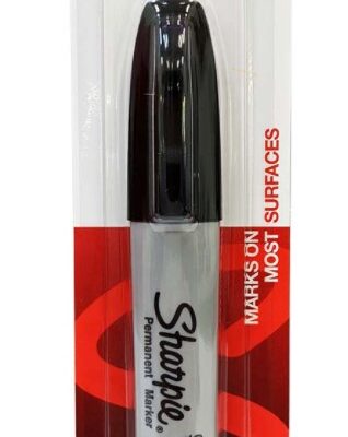 SHARPIE PERMANENT MARKER BROAD TIP BLACK 1CT