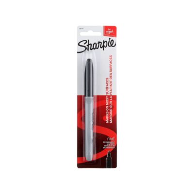 SHARPIE BLACK MARKER FINE TIP BLACK 1CT