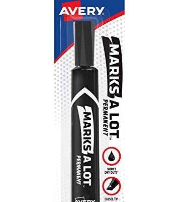 AVERY PERMANENT MARKER BLACK 1CT