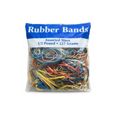 RUBBER BAND ASST 1/2 POUND