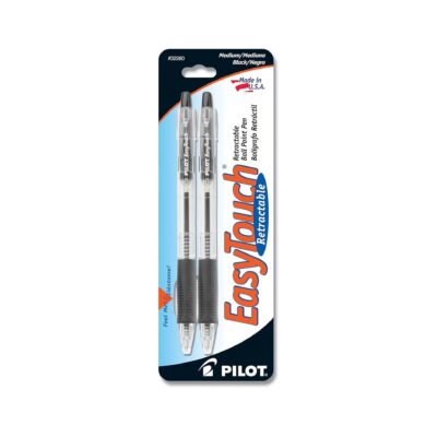 PILOT EASY TOUCH PEN BLACK 2PK 1CT
