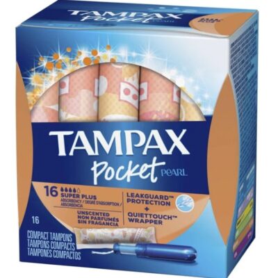 TAMPAX SUPER PLUS POCKET PEARL 16CT