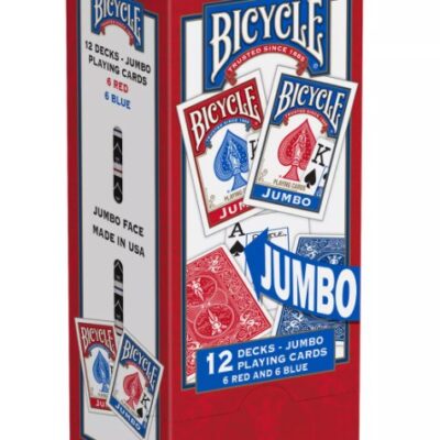 BICYCLE JUMBO PLAYING CARDS 12CT